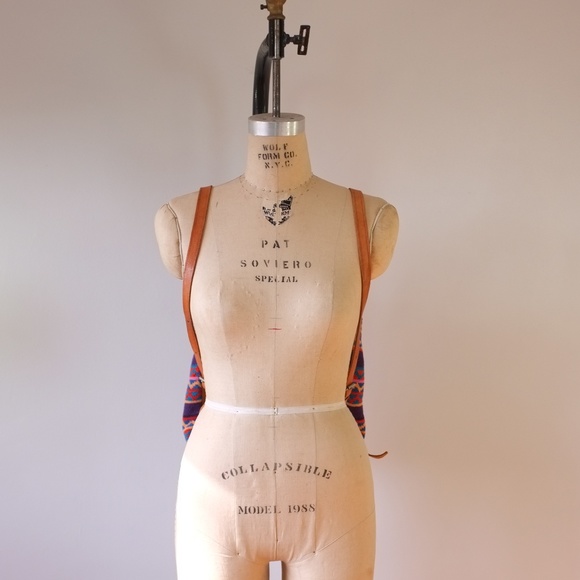 vintage leather backpack | vtg bohemian backpack main image 13